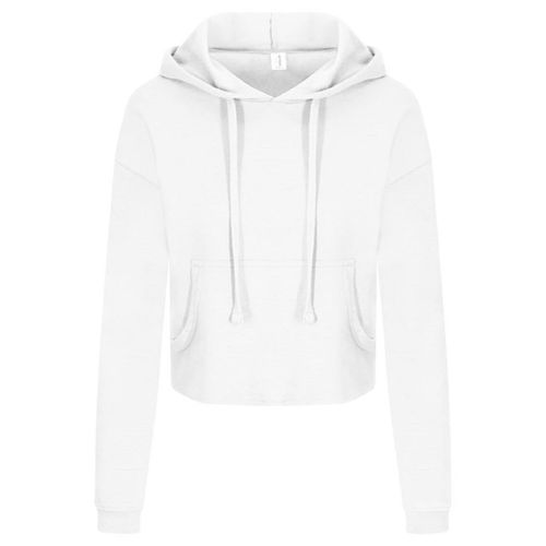 Sweat Court À Capuche Pour Femme - Jh016 - Blanc