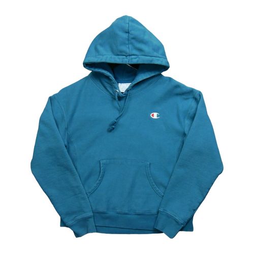 Reconditionné - Sweat À Capuche Champion Hoodie - Taille S - Femme - Turquoise