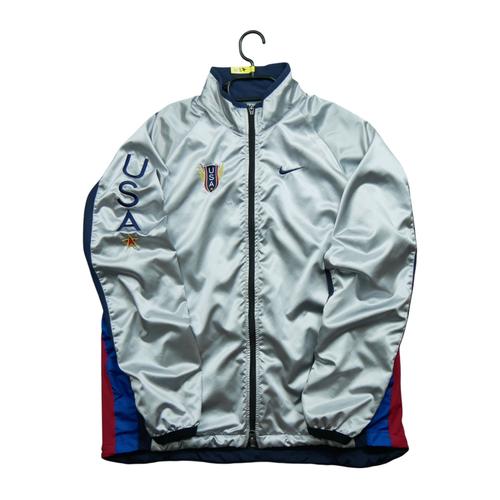 Reconditionné - Veste Nike Vintage Olympics 90s Usa - Taille M - Homme - Gris