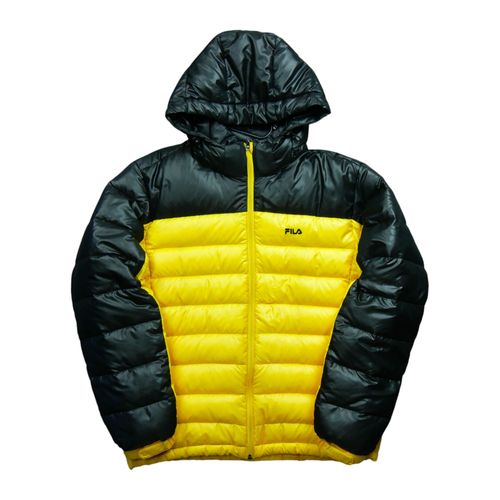 Reconditionné - Doudoune Fila - Taille M - Homme - Jaune