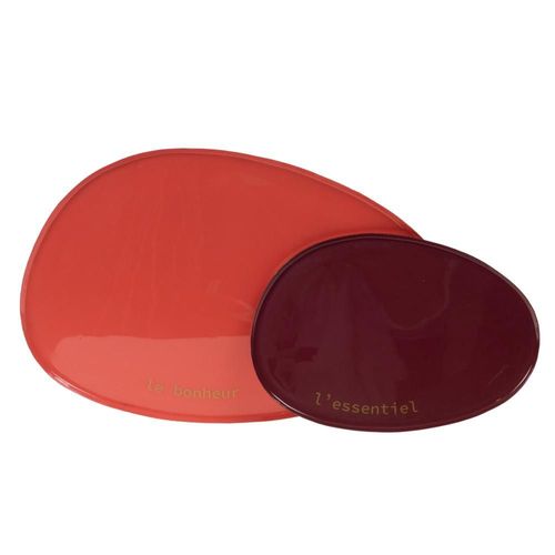 Set De 2 Plateaux Elégance En Métal