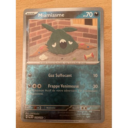 (2478) Miamiasme 116/182 Pokemon 
