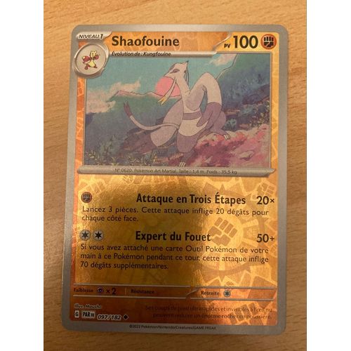 (2409) Shaofouine 97/182 Pokemon 