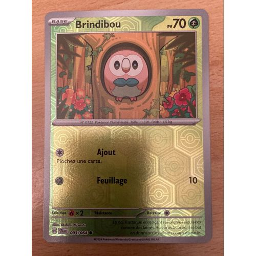 (2419) Brindibou 3/64 Pokemon 