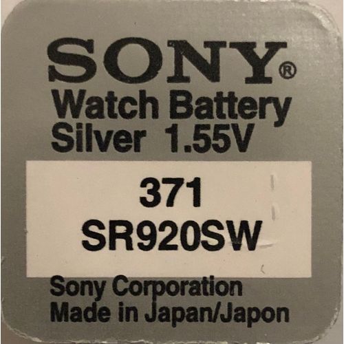 Pile Sony 371 / SR920SW