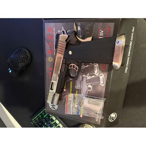 Airsoft, We Hi-Capa 5.1 G-Force T-Rex Gbb (Silver)