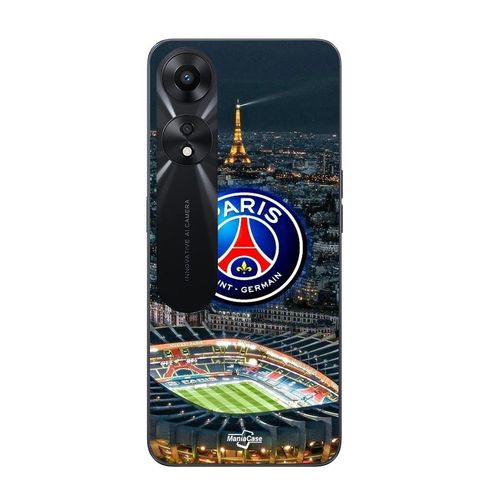Coque Oppo A78 5g Psg Logo Stade Nuit Tour Eiffel