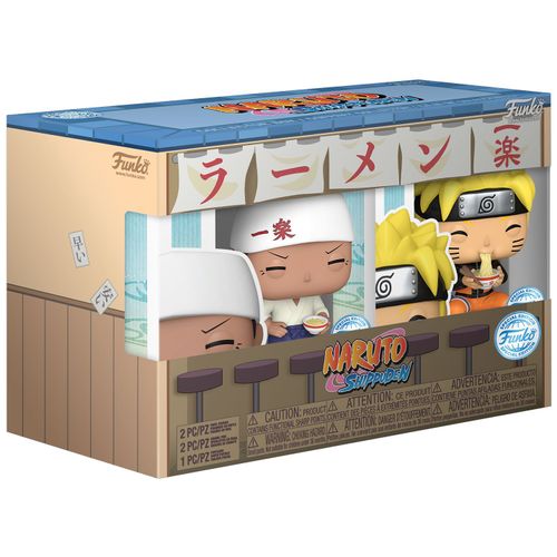 Figurine Funko Pop - Naruto - Coffret 2 Pop (1743 Teuchi & 1742 Naruto) (82844)