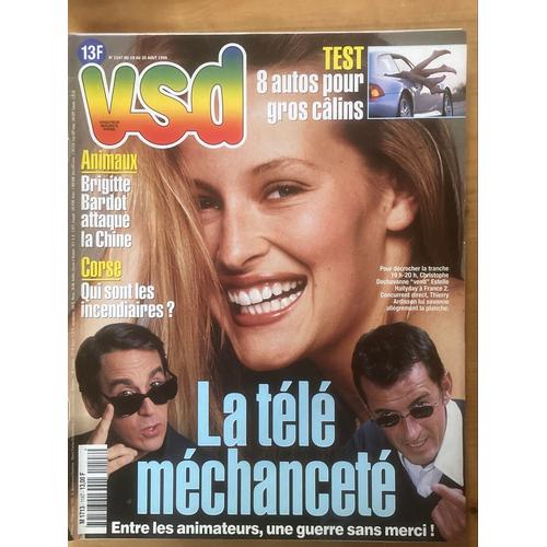 Vsd N 1147 - 19/08/99 - Estelle Hallyday, Christophedechavanne, Thierry Ardisson, Steffi Graf, Brigitte Bardot, James Dean…