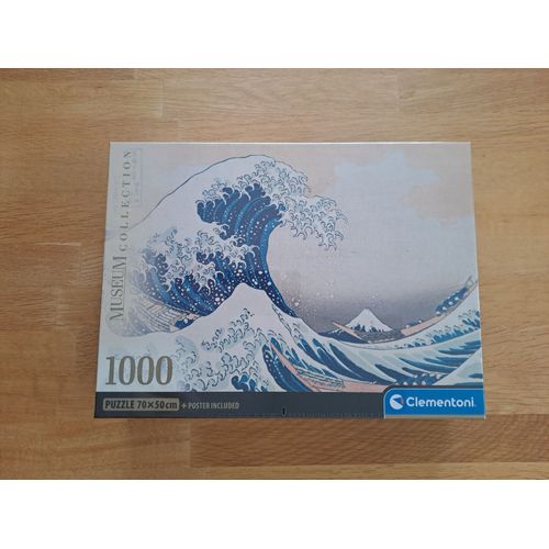 Museum Collection Puzzle Hokusai, The Great Wave - 1000 Pièces Puzzle Adulte, Divertissement Pour Adultes - Fabriqué En Italie