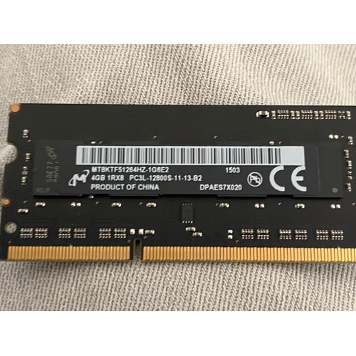 Barrette RAM 4Go DD3 SO-DIMM 1600 Mhz