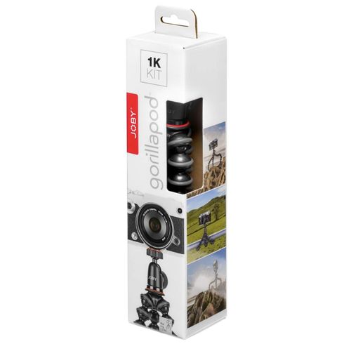 JOBY GorillaPod 1K Kit - Trépied Compact Polyvalent avec Rotule Ball
