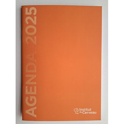 Agenda 2025 Aux Couleurs De L'institut Du Cerveau 15 X 10,5 Cm