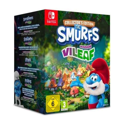 Les Schtroumpfs Mission Malfeuille The Smurfs Mission Vileaf Collector S Édition Sur Nintendo Switch(Figurine) En Francais Jeux En Langue Francaise