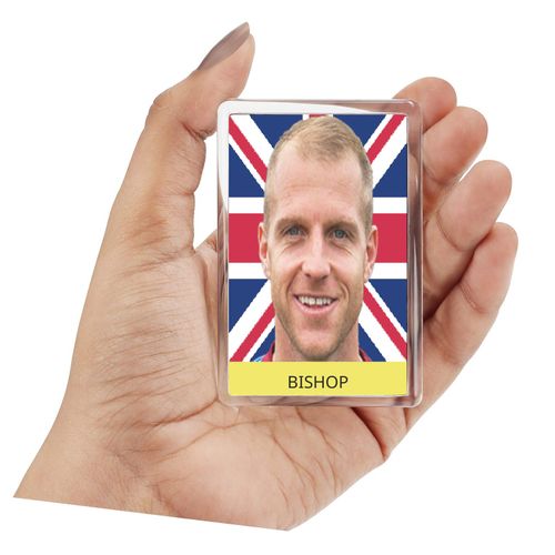 Magnet Frigo : Joueur De Foot Neal Robert Bishop Ref : 2143