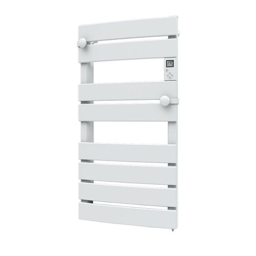 Sèche-Serviette Lame Plate Lcd Blanc - 600w - Cayenne