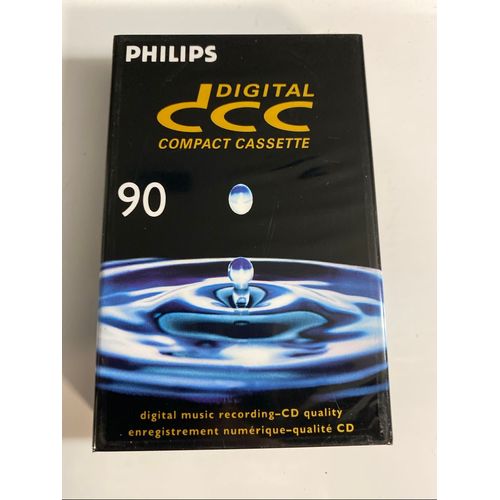 Rare Cassette K7 Audio Vierge Digital Compact Dcc Philips 90 Minutes