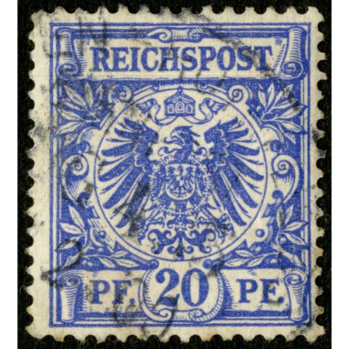 Timbre Oblitéré Reichspost 20 Pf