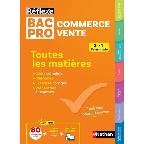 Toutes Les Matières Bac Pro Commerce Vente - 2de, 1re, Terminale