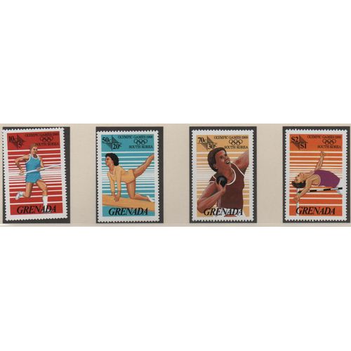 Grenade Timbres Jeux Olympiques De Seoul 1988