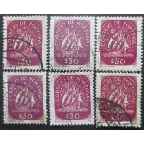 Portugal N°634 X 6 Oblitéré