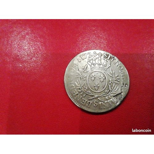 Ecu Louis Xv 1726 S Reims Etat Tb +++