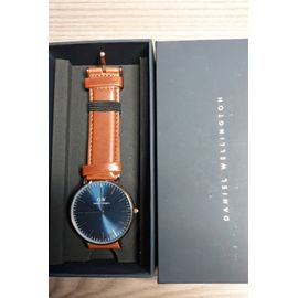 Montre Daniel Wellington Classic Dw00100169 Bracelet Cuir Marron