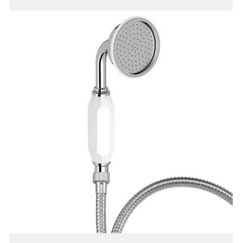 Jacob Delafon - Pommeau de douche Cléo 1889 chrome + flexible - Rose