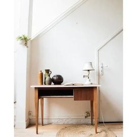 Debongout - Yvan, Le Bureau Scandinave En Bois N°36 - Produit Chiné - Marron