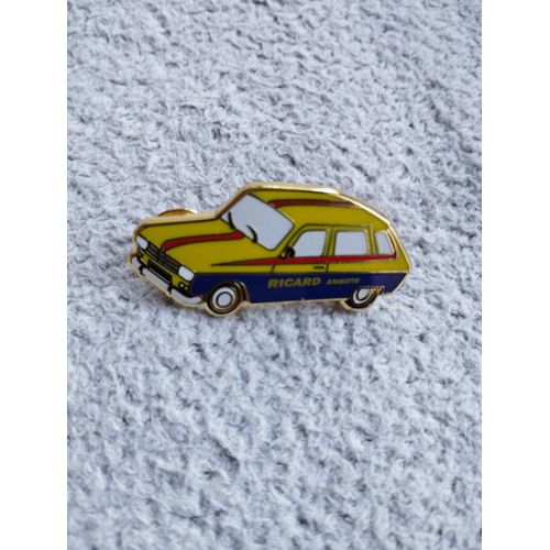 Pin S Ricard Avec Renault 16 En Email Dur De 4 Cm