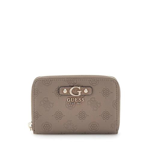 Compagnon / Portefeuille Guess Gerty Slg Small Zip Dark Taupe PD952914