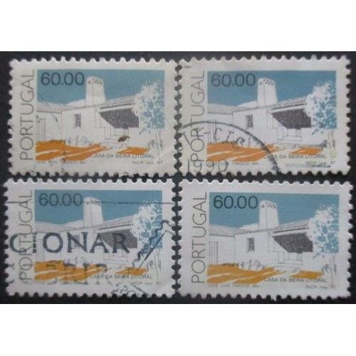 Portugal N°1692 X 4 Oblitéré