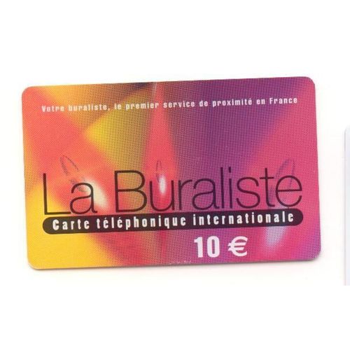 Carte Telephonique "La Buraliste" 10 E