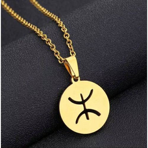 Collier Kabyle Doré En Acier Inoxydable