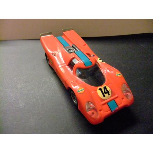 Voiture Scalextric Exin Porsche 917 Rouge 14 Ref.C46 Made In Spain 1972-Scalextric