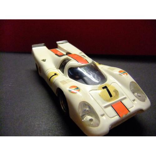 Voiture Scalextric Exin Porsche 917 Blanche 7 Ref.C46 Made In Spain 1972-Scalextric