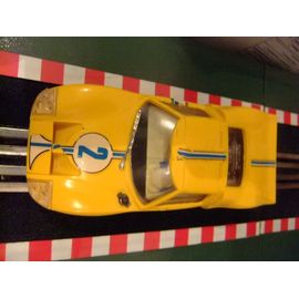 Voiture Scalextric Exin Ford Gt 40 Ford Gt Réf C 35 Jaune 3 Made In Spain-Scalextric