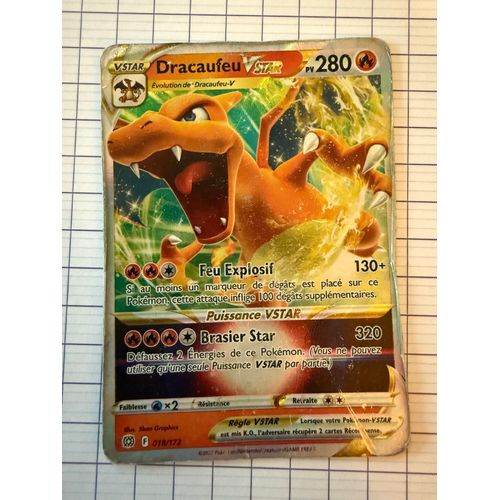 Dracaufeu Vstar 018/172 Stars Etincelantes Pokemon