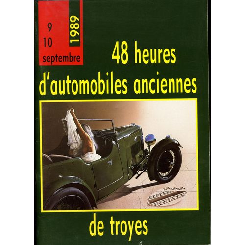 48 Heures Automobiles Anciennes De Troyes 1989