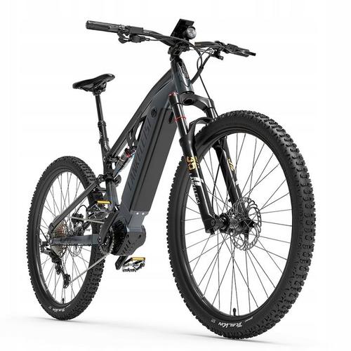 Vélo Électrique De Ville Lankeleisi Mx600pro 500w 27.5" Pneu 48v 20ah Batterie Samsung 60 150 Km Frein Hydraulique -Gris