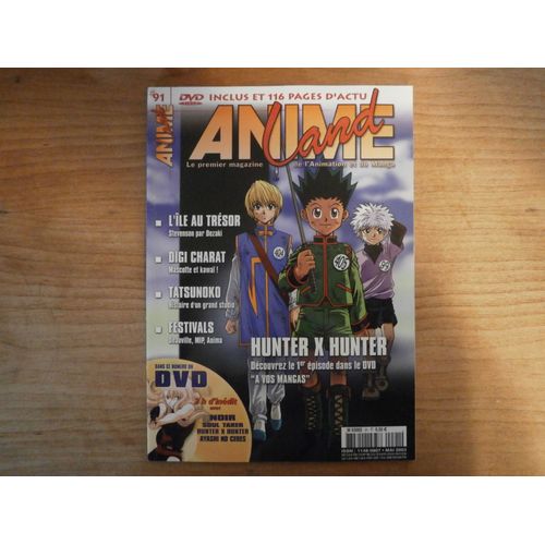 Revue Manga - Animeland # 91 (Cover : Hunter X Hunter) - France 2003