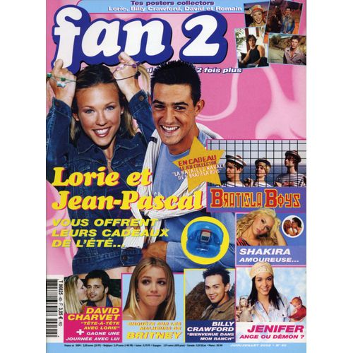 Fan 2 N40 Magazine Revue Juin/Juillet2002 Avec Billy Crawford/Jean-Pascal/Britney Spears/Lorie & David Charvet/Julie/William/Jenifer/Shakira/Tiziano Ferro/Scottie/L5/Marlène/Natasha St Pier/Céline Dio