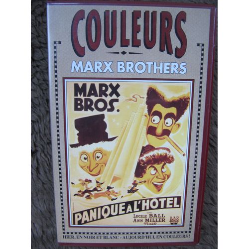 Panique À L'hôtel Avec The Marx Brothers. Cassette Vhs