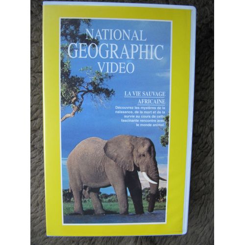 La Vie Sauvage Africaine National Geographic. Cassette Vhs