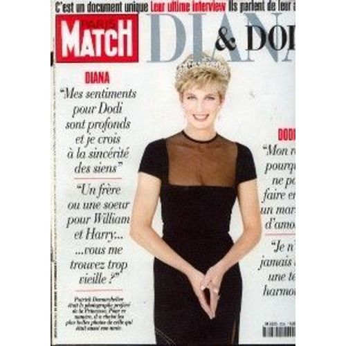 Paris Match  N° 2535 : Lady Diana En Couverture