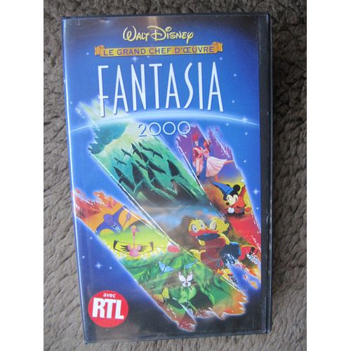Fantasia 2000 Par Walt Disney. Cassette Vhs