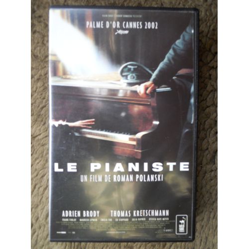 Le Pianiste Avec Adrien Brody. Cassette Vhs