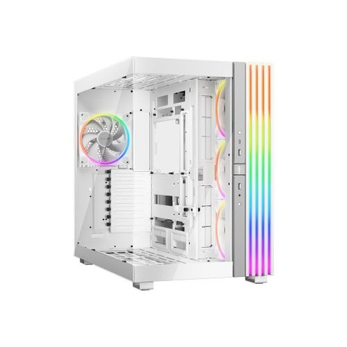 be quiet! Light Base 900 FX - FT - ATX étendu - panneau latéral fenêtré (verre) - pas d'alimentation (ATX / PS/2) - blanc - USB/Audio