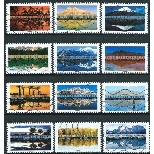 Année Internationale Du Tourisme Surable Pour Le Développement : Paysages Et Reflets Du Monde Série Complète Année 2017 Autoadhésifs N° 1360 1361 1362 1363 1364 1365 1366 1367 1368 1369 1370 1371 Yt