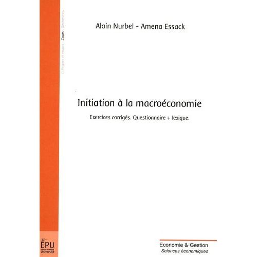 Initiation À La Macroéconomie